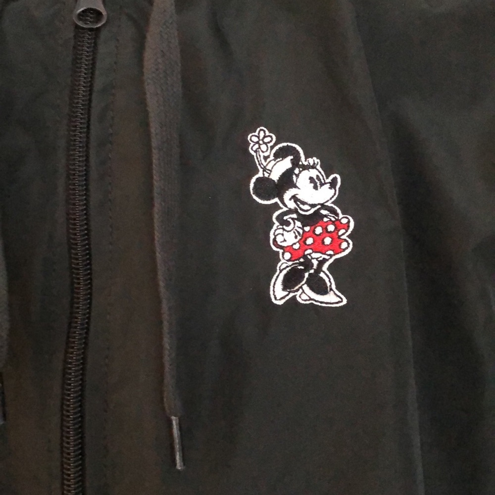 Small Disney Minnie rain jacket zip hoodie black - Picture 2 of 11